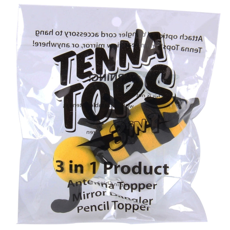 Tenna Tops Universal Little Bee Style Decoration Car Antenna Topper / Pencil Topper / Mirror Dangler