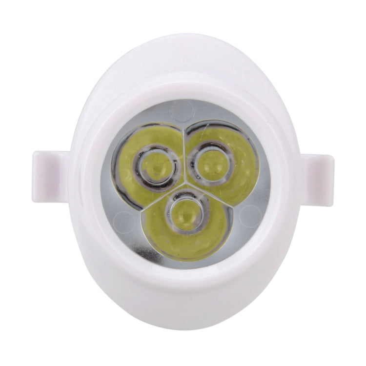 2 PCS DC 12V 2W Motorcycle Front Shock Absorber Light with 3 SMD-2835 LED Bulbs, White Light