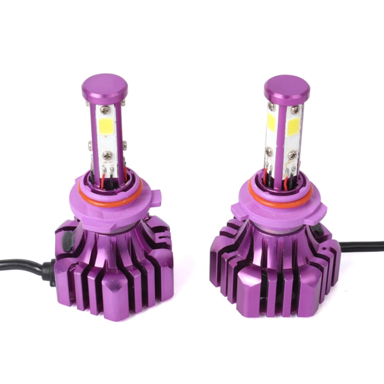 2 PCS B3-COB 9005 36W 3000LM 6500K LED Car Headlight Lamps DC 9-32V(White Light)