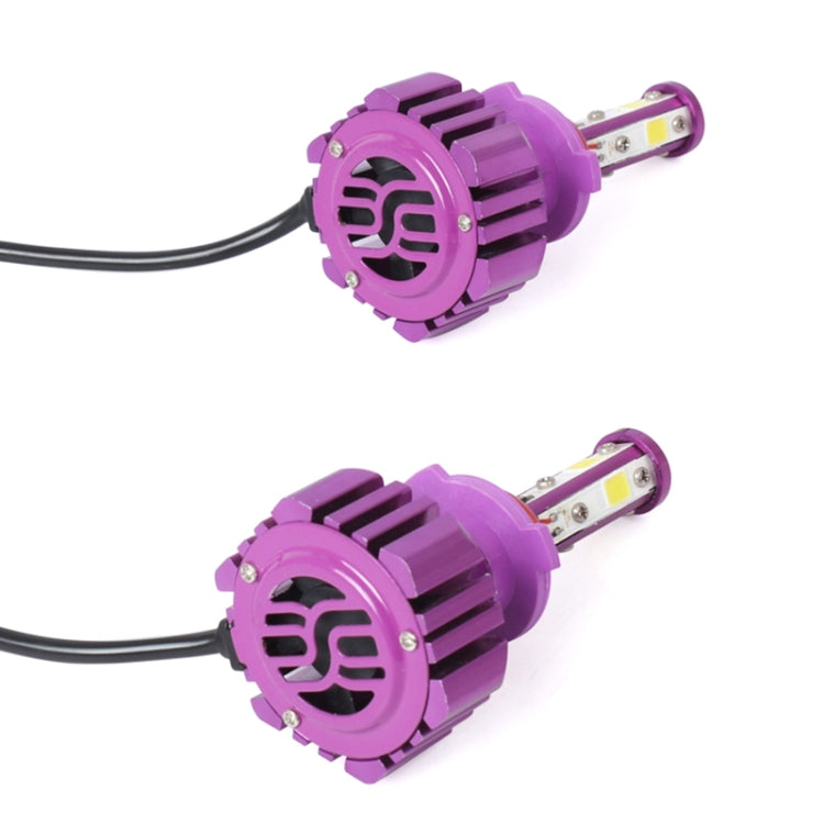 2 PCS B3-COB 9005 36W 3000LM 6500K LED Car Headlight Lamps DC 9-32V(White Light)