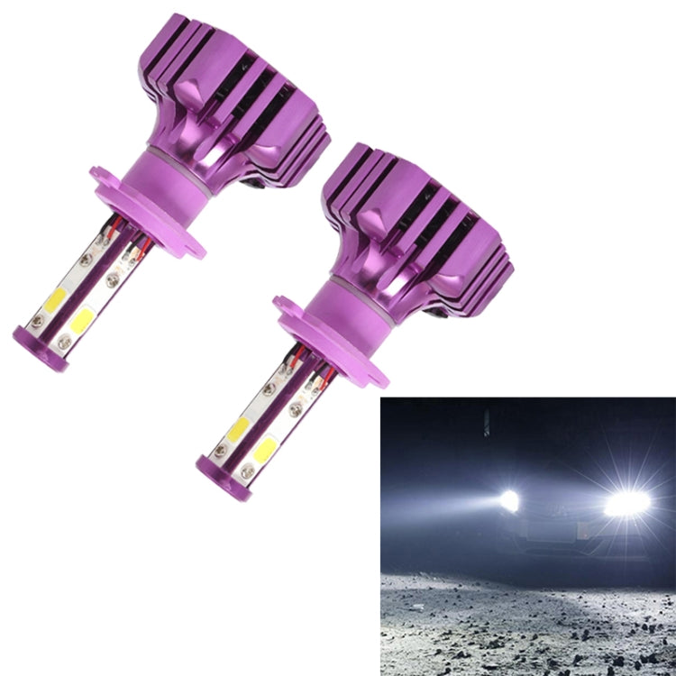 2 PCS B3-COB H7 36W 3000LM 6500K LED Car Headlight Lamps DC 9-32V(White Light)