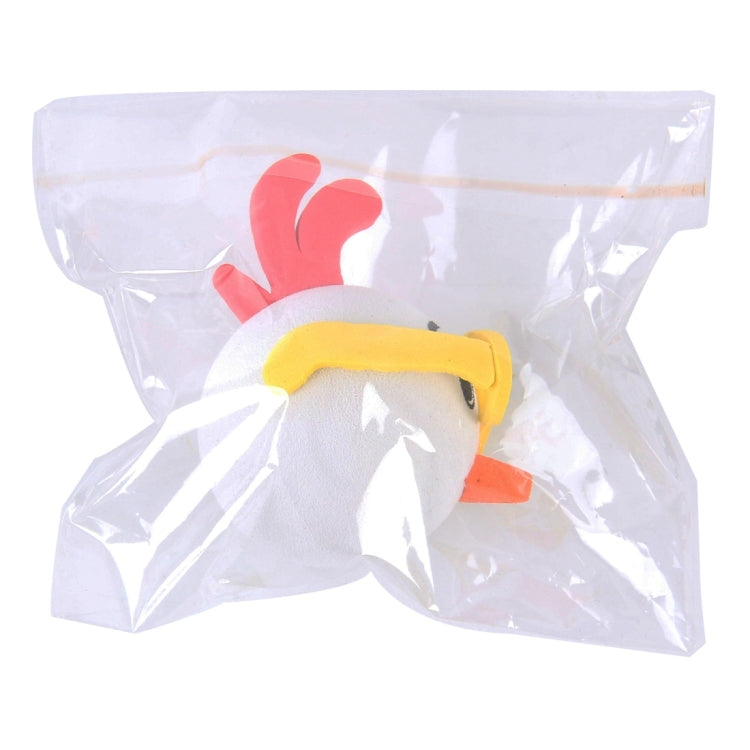 Tenna Tops Universal Wearing Glass White Duck Style Decoration Car Antenna Topper / Pencil Topper / Mirror Dangler
