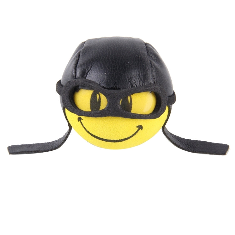Tenna Tops Universal Wearing Swimming Hat Smiling Face Style Decoration Car Antenna Topper / Pencil Topper / Mirror Dangler