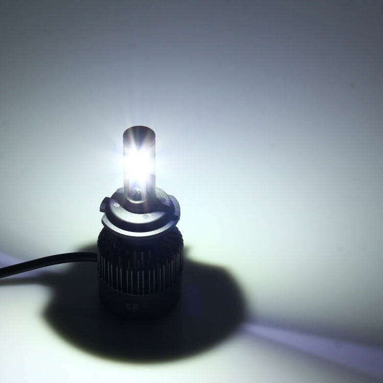 2 PCS H8/H11 30W 4000lm 6000K Car LED Headlight with 6 Philip Lamps, DC 8-42V(White Light)