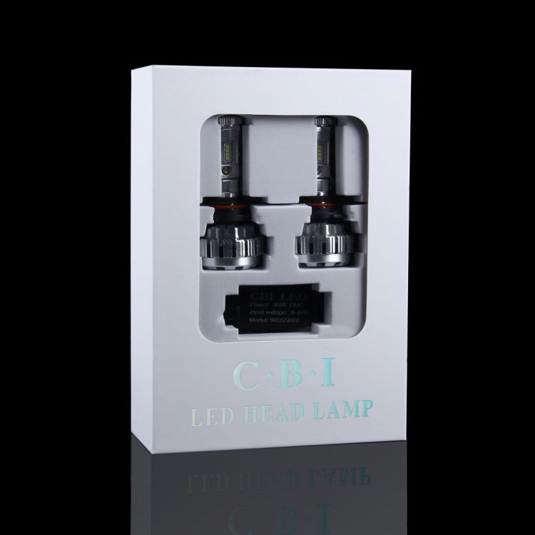 2 PCS 9005 35W 3800lm 6500K Car LED Headlight with 8 Cree Lamps, DC 8-48V(White Light)