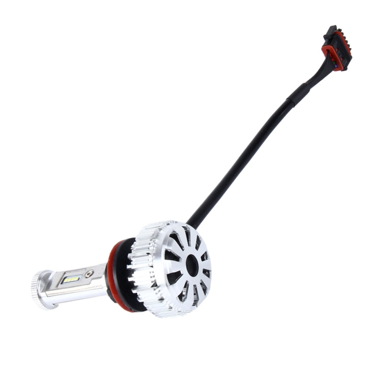 2 PCS H8/H11 35W 3800lm 6500K Car LED Headlight with 8 Cree Lamps, DC 8-48V(White Light)