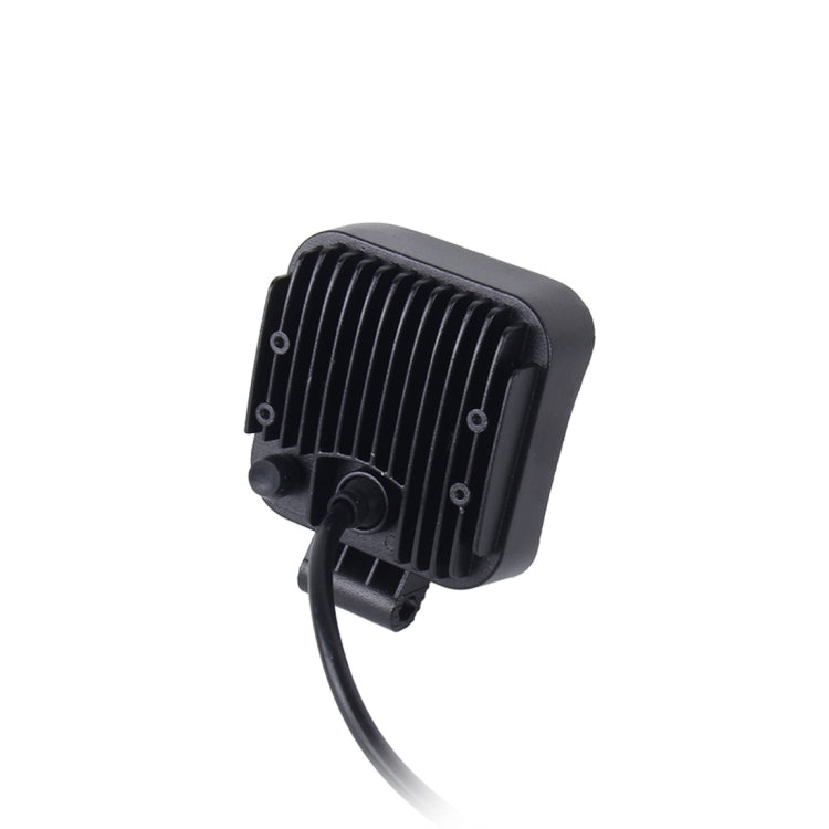 DC 10-30V 18W 1500LM 6000K Waterproof Vehicle Car Boat Marine External Work Lights Emergency Lights 60 Degrees Adjustable Flood Light LED Car Bulbs with 6 Intense Wafer LED Lights(White Light)