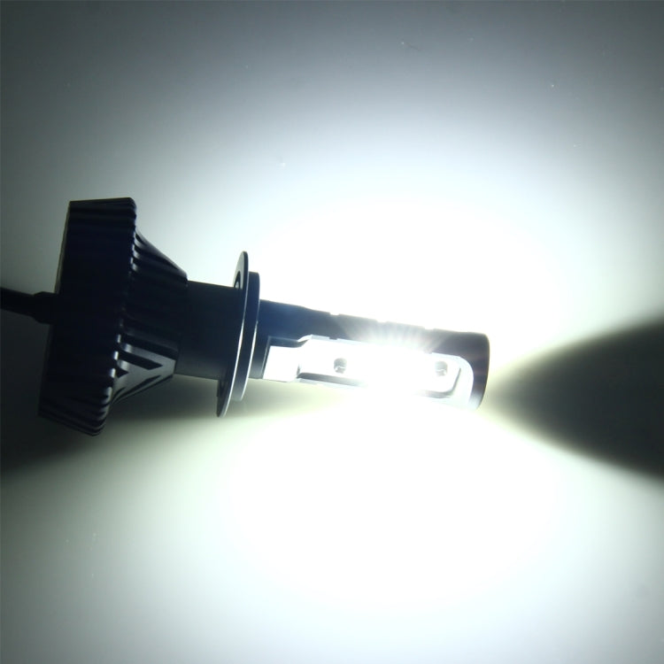 2 PCS H1 40W 4500lm 6500K Car LED Headlight with 6 High Power Lamps, DC 12-24V(White Light)