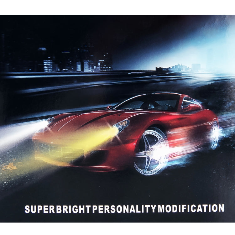 2 PCS T20 / 7740 DC12V 10W Car Auto Double Colors Turn Lights / Reversing Lights / Running Lights 2 COB LED with Decoder (Turn Lights: Yellow Light; Reversing Lights / Running Lights: White Light)