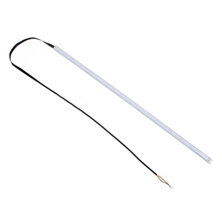 2 PCS 60cm DC12V 7.5W Ultra-thin Waterproof Car Auto Double Colors Turn Lights / Running Lights SMD-2835 LED Bulbs