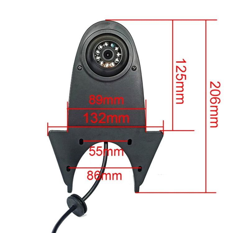 PZ489 120 Degrees Reversing Car Camera for Stebbings Benz DC 9V-15V