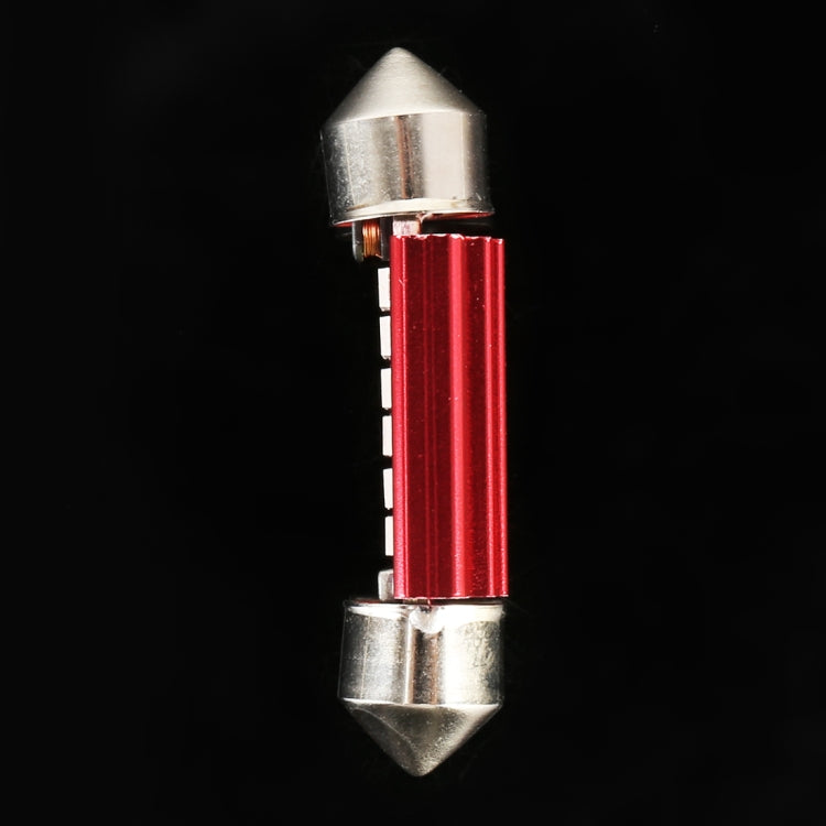 2 PCS 2W 100 LM 6000K 36MM 6 SMD-7020 LEDs Bicuspid Port Decoding Car Dome Lamp LED Reading Light, DC 12V(White Light)