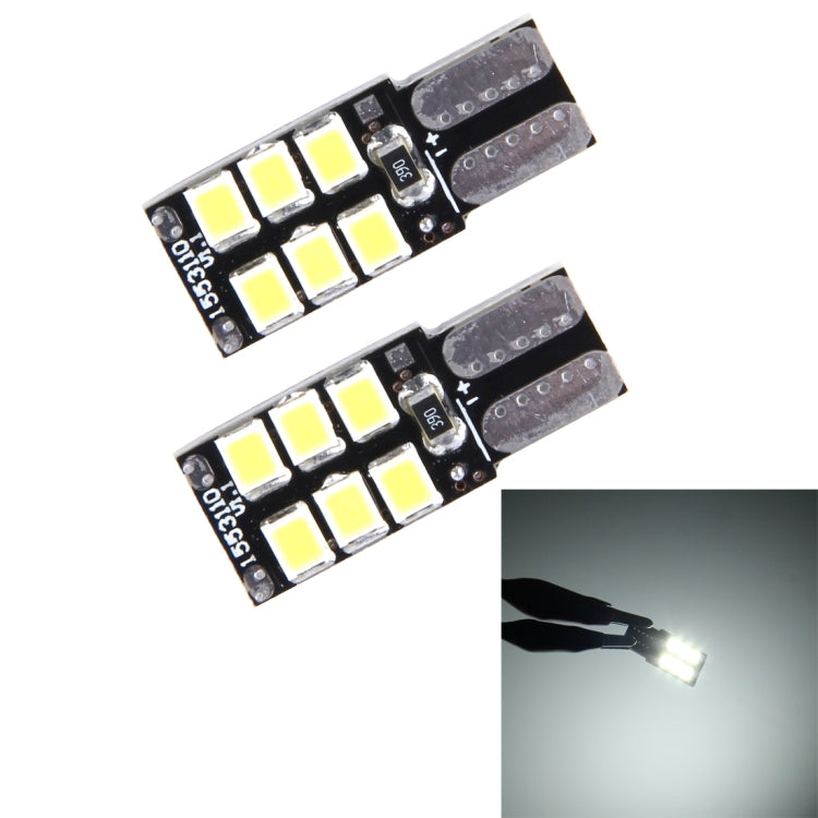 2 PCS T10 3W 12 SMD-3528 LEDs Car Clearance Light Lamp, DC 12V