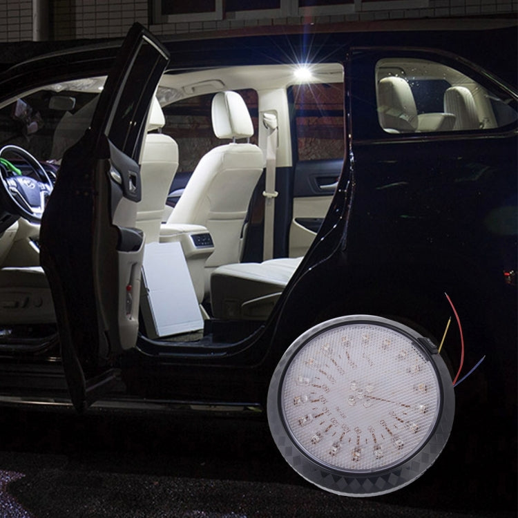 CARFU AC-1918 4W 5000K 250LM Interior LED Roof Light With 23LED Lamps, DC 12V(White Light)