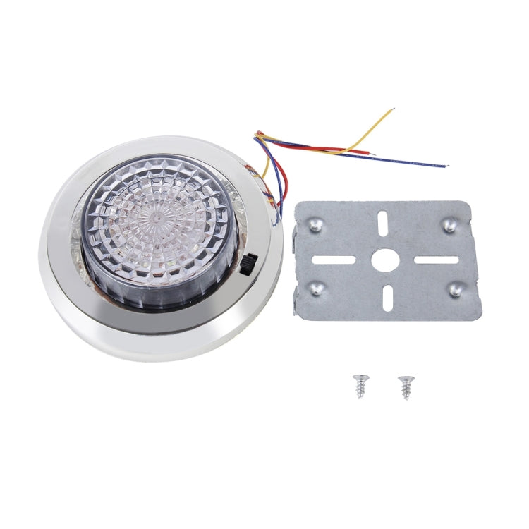 CARFU AC-1929 2W 5000K 100LM Interior LED Roof Light With 12 LED Lamps, DC 12V(White Light)