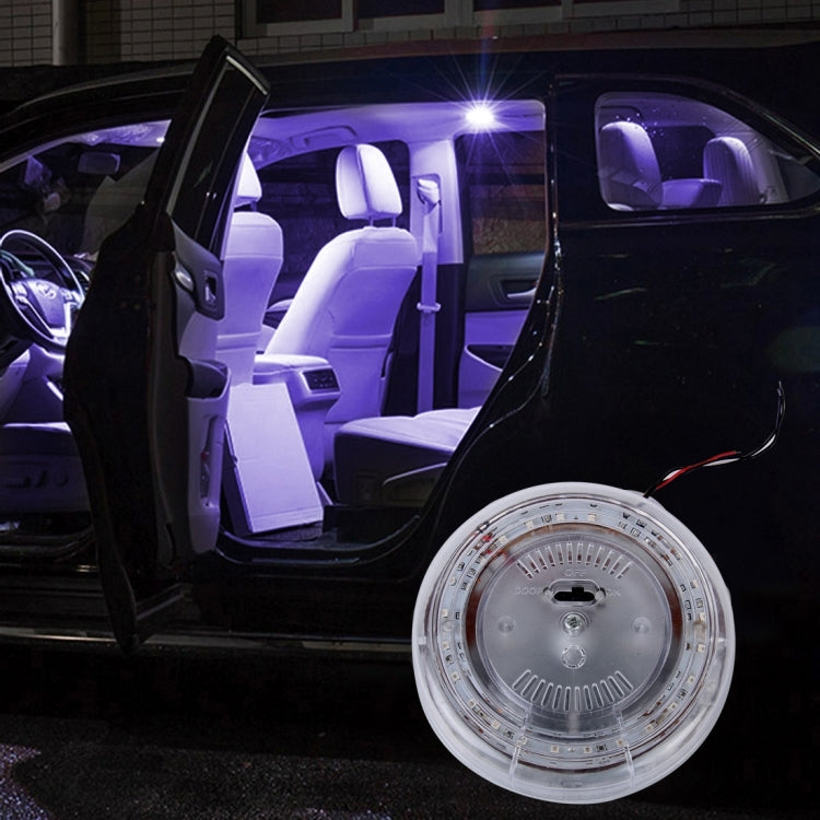 CARFU AC-225A 3W Interior LED Roof Light With 24 SMD-2835-LED Lamps, DC 12V(Blue Light)