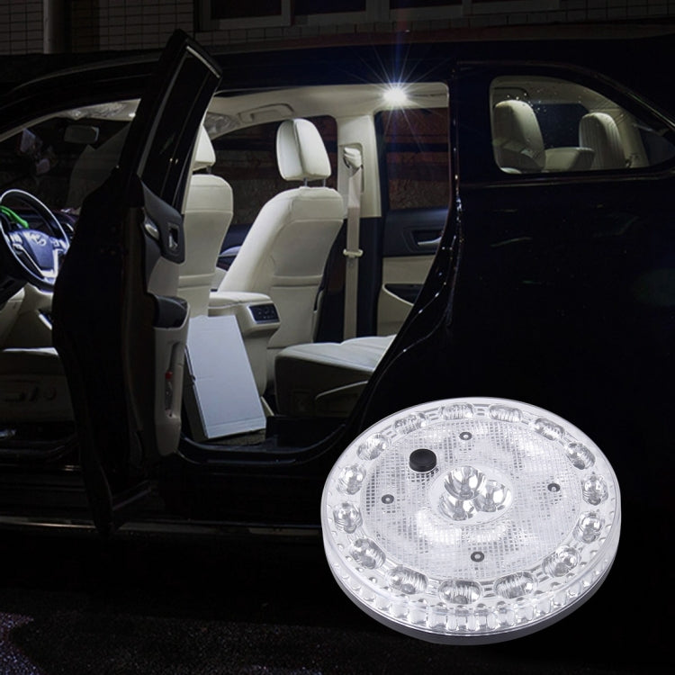 CARFU AC-1917 5W 5500K 300LM Interior LED Roof Light With 24LED Lamps, DC 12V(White Light)