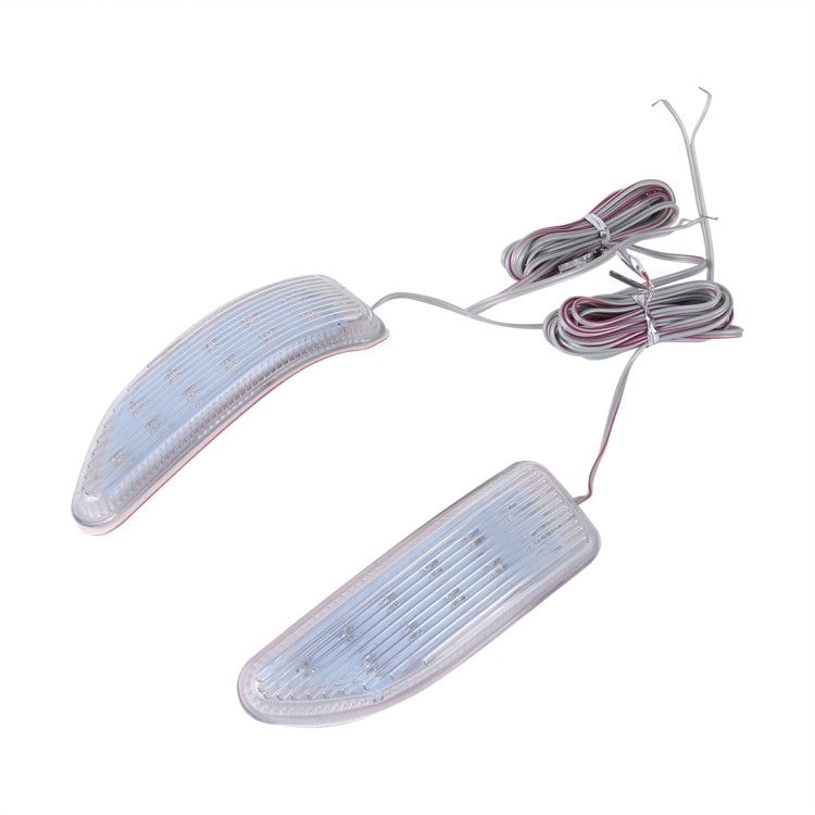 2 PCS FG-36A 11LEDs 3W Softer Turn Light, DC 12V, Wire Length: 1.8m(Yellow Light)