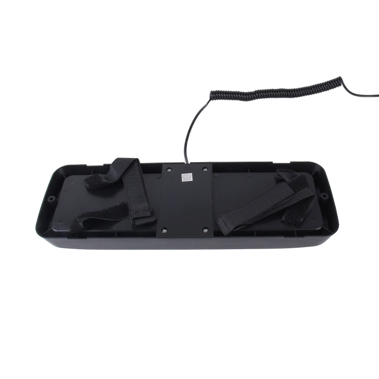 High qulaity DC 12V,9W LED Waterproof Car Sunshade Yellow Light + White Light Warning Lights Strobe Emergency Lights Flashing Light with 12 Kinds Flash Patterns