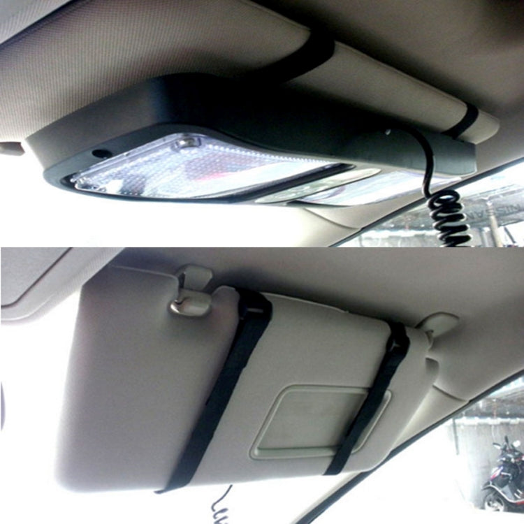 High qulaity DC 12V,9W LED Waterproof Car Sunshade Yellow Light + White Light Warning Lights Strobe Emergency Lights Flashing Light with 12 Kinds Flash Patterns