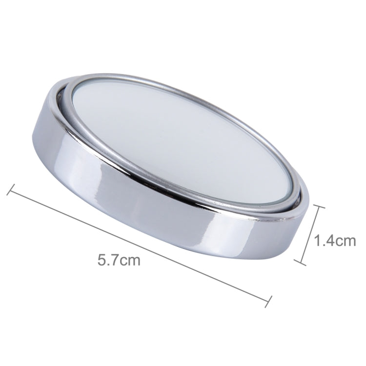 3R-035 Car Blind Spot Rear View Wide Angle Mirror, Diameter: 5cm(Silver)