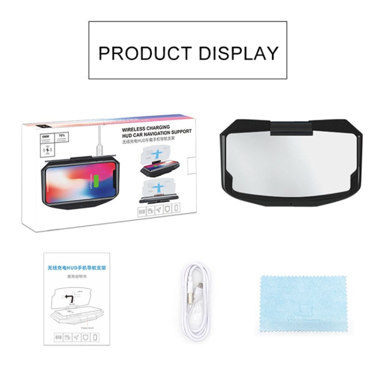 Car DC 5V/2A 5W Fast Charging Qi Standard Wireless Charger Pad, Car DC 5V/2A Fast Charging Qi Standard Wireless Charger Mobile Navigation Bracket