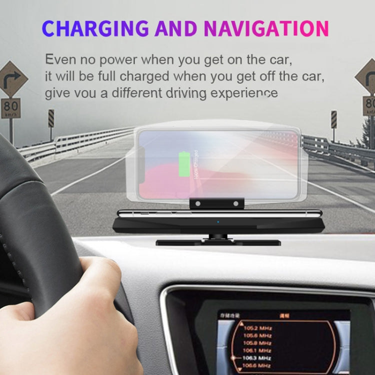Car DC 5V/2A 5W Fast Charging Qi Standard Wireless Charger Pad, Car DC 5V/2A Fast Charging Qi Standard Wireless Charger Mobile Navigation Bracket