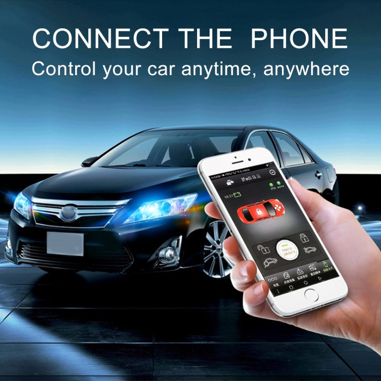 RFID Smart Keyless Car Switch Car Engine Start Stop Switch Car Push Start Switch for Toyota, Link with Cellphone