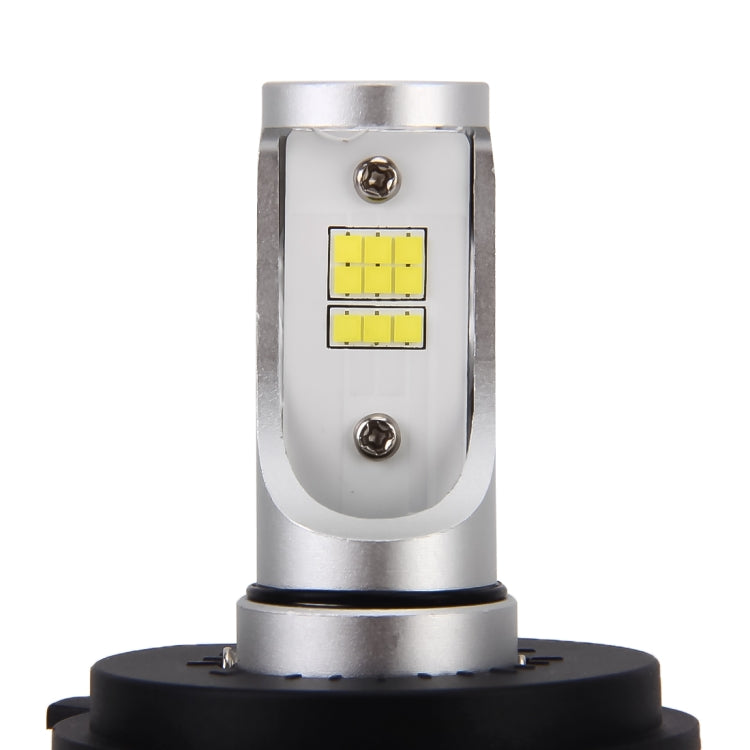 H4 Motorcycle Headlights DC 9-32V 3600LM 25W with 9 CSP Y19 Lamp Beads and Five Color Temperatures