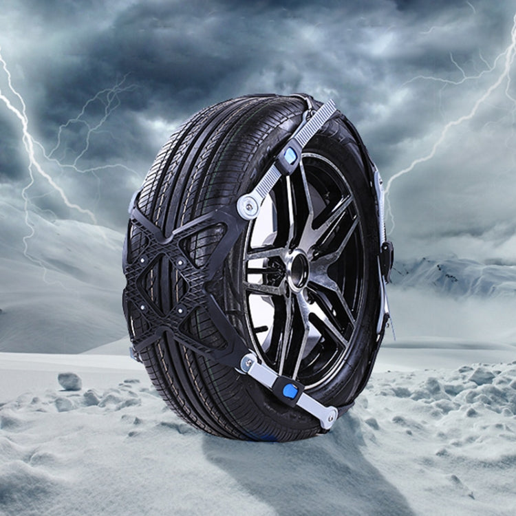 6 PCS Car Tire Emergency Cross Anti-skid Chains Tyre Anti-slip Chains (Small Size)