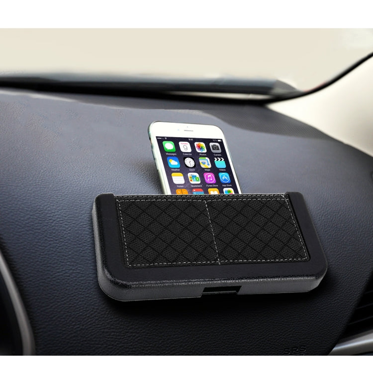 Multi-use Tools Organizer Bonded Phone Holder Paste Type Silicone Storage Net Bag Box, Size: 20cm x 9cm