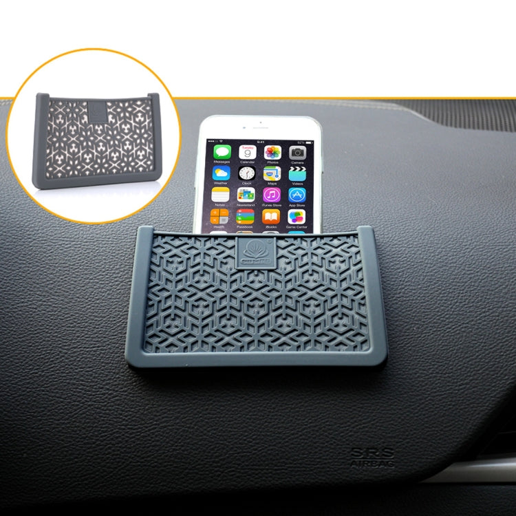 Car Storage Bag Multi-use Tools Organizer Boxes Car Storage Box Bonded Phone Holder Paste Type Silicone Storage Net Bag, Size: 15*9cm