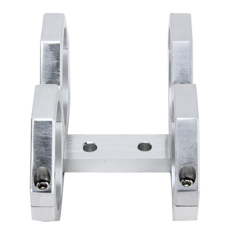 Aluminum Alloy Double Fuel Pump Bracket Oil Filter Bracket for Fuel Pump Fuel Filter Bracket Dual Oil Pump Bracket