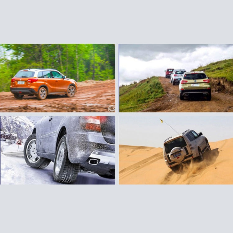 10 PCS Winter Car Snow Tire Anti-skid Chains Tyre Anti-slip Chains Metal Chains Gloves Snow Shovel Set for Family Car