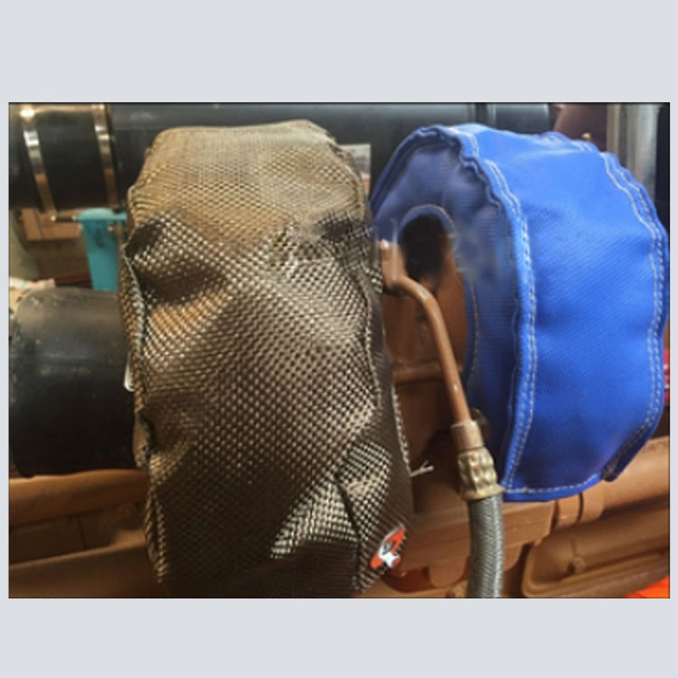 RACING-T3 Turbo Turbine Heat Shield Cover T 3 Turbocharger Wrap Turbo Motor Barrier Thermal Shield Turbo Cover High Temperature Titanium Cover