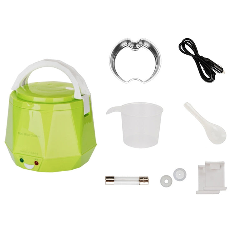 OUSHIBA Truck C6 Mini Multi-function Rice Cooker 24V 1.3L Volume for Rice Soup Noodles Vegetable Dessert, Random Color Delivery