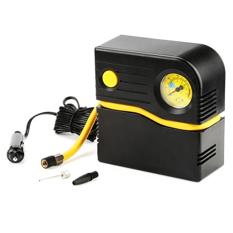 DC 12V 120W 10A 100PSI Tire Repair Tool Air Compressor Car Tire Pump Inflatable Pump with Inflating Needle Gas Nozzle
