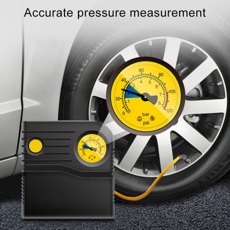 DC 12V 120W 10A 100PSI Tire Repair Tool Air Compressor Car Tire Pump Inflatable Pump with Inflating Needle Gas Nozzle