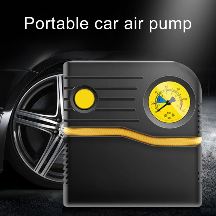 DC 12V 120W 10A 100PSI Tire Repair Tool Air Compressor Car Tire Pump Inflatable Pump with Inflating Needle Gas Nozzle