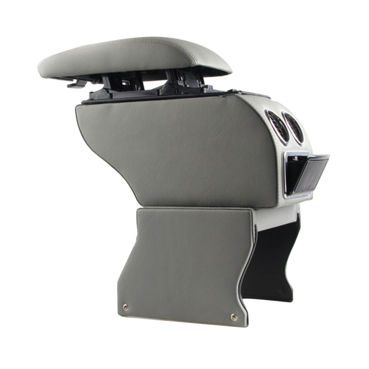 Car ABS Leather Wrapped Armrest Box with Fast Charge USB Holes and Cables for Tiguan