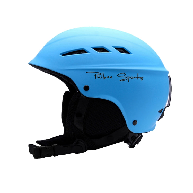 Single and Double Plate Skiing Professional Protective Helmet 8 Air Vents PC Shell Adjustable Buckle Parent-child Protective Helmet, Size: S, Fit for 50-56cm