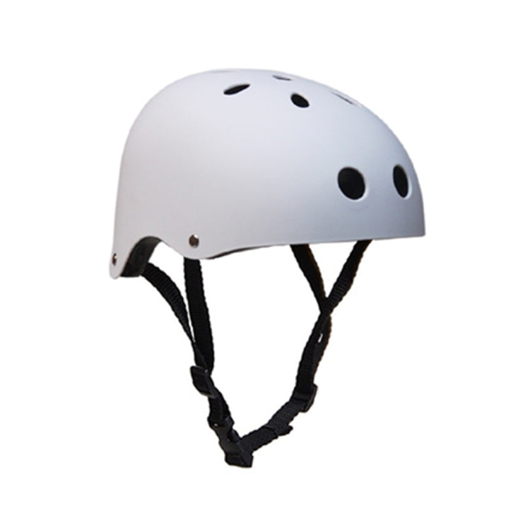 Climbing Equipment Safety Helmet Cave Rescue Children Adult Helmet Development Outdoor Hiking Skiing Supplies Suitable Head Circumference: 50-54cm, Size: S(White)