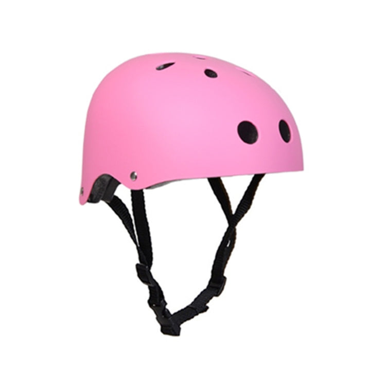 Climbing Equipment Safety Helmet Cave Rescue Children Adult Helmet Development Outdoor Hiking Skiing Supplies Suitable Head Circumference: 50-54cm, Size: S(Pink)