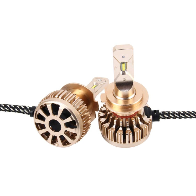 2 PCS H7 25W 2000LM 6000K Pure White High Power LED Headlight Bulbs Conversion Kit, DC 12-24V