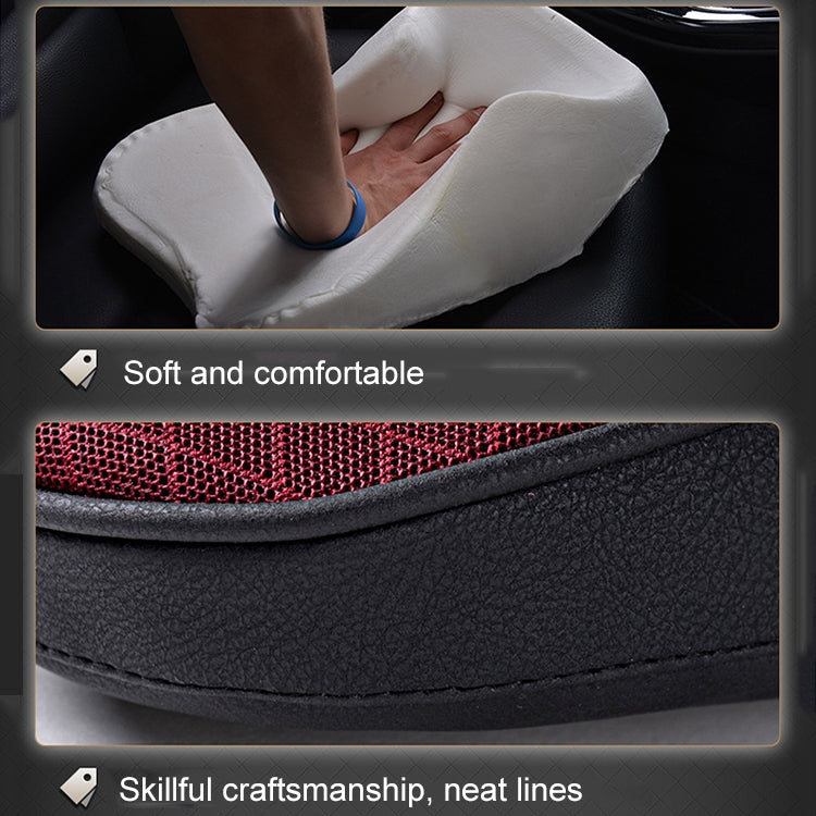 Dual-purpose Rebound Memory Foam Car Headrest Pillow Breathable Waist Back Cushion