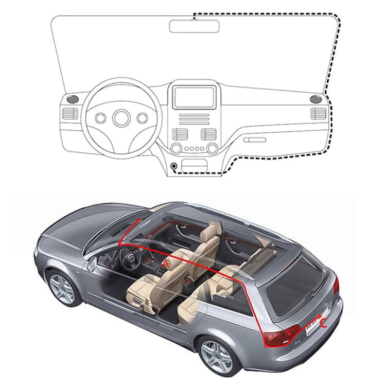 i1000X6 2.0 inch 170 Degrees Wide Angle Double Lens Full HD 1080P Video Car DVR, Support TF Card (32GB Max) / Motion Detection