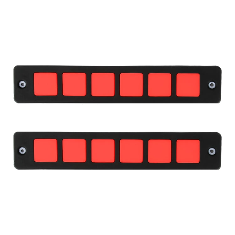 2 PCS DC 12V 7.4W Square Shape LED Daytime Running Lights Lamp COB LEDs