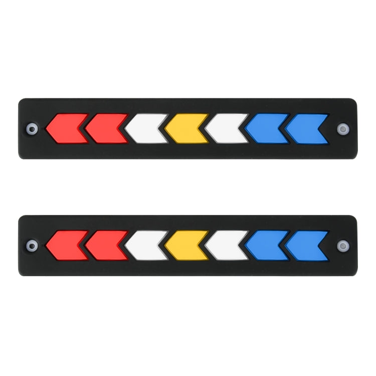 2 PCS DC 12V 7.4W Arrow Shape LED Daytime Running Lights Lamp COB LEDs