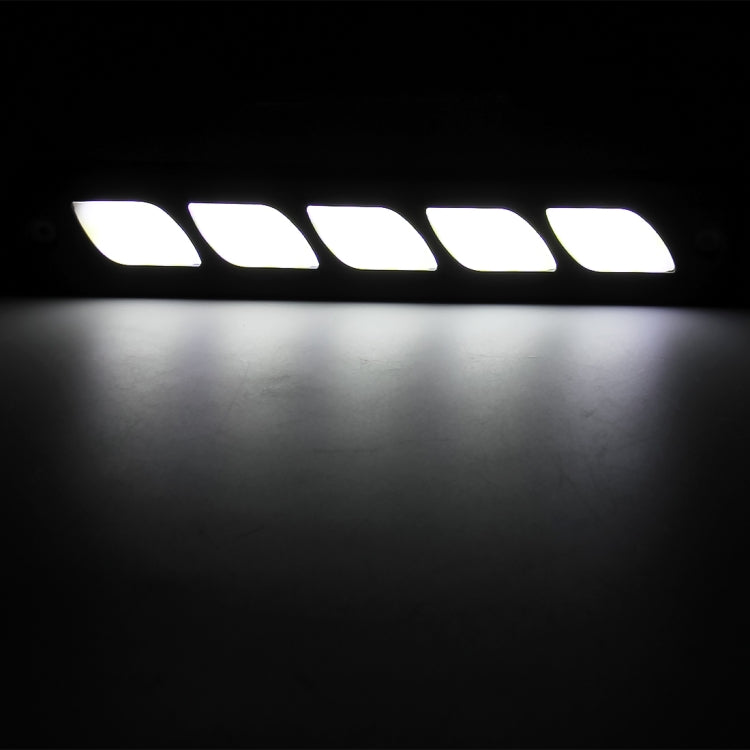 2 PCS DC 12V 7.4W Diamond Shape LED Daytime Running Lights Lamp COB LEDs