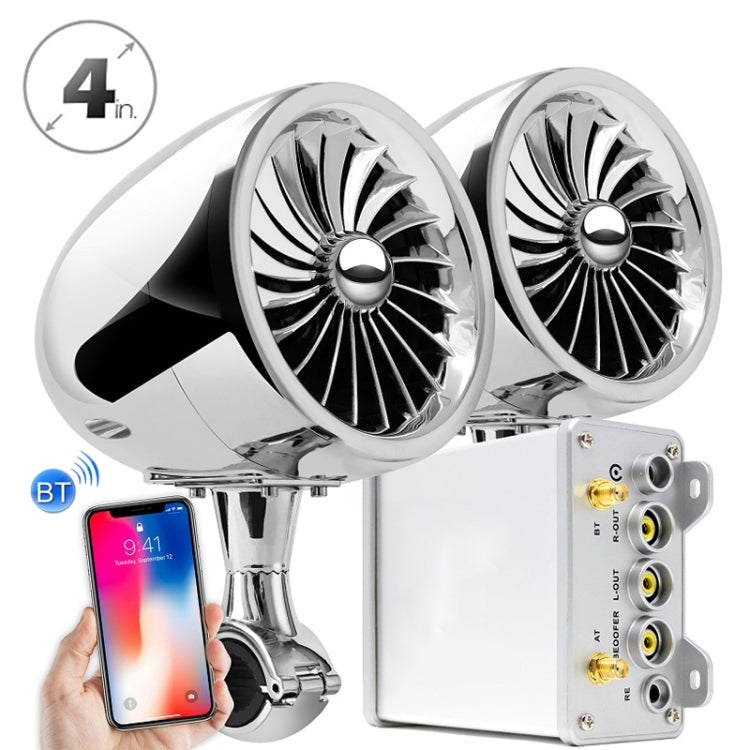 BJ600 600W Multi-functional Motorcycle Bluetooth Modified Audio Amplifier, Support FM & Wired Control